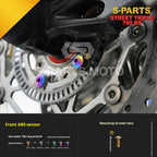 SPARTS Titanium Screw Set for Triumph Street Triple RS –CNC Titanium Upgrade Kit