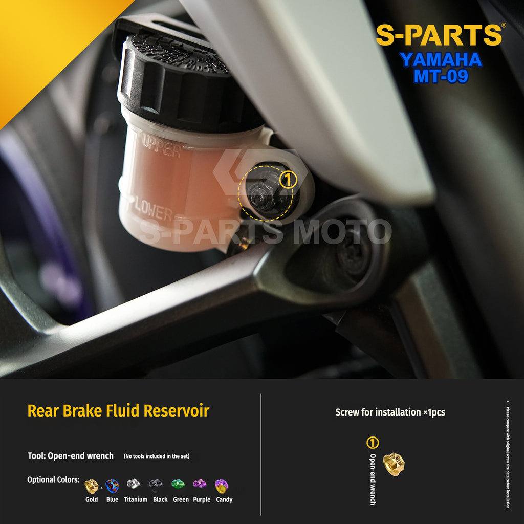 SPARTS Yamaha MT-09 Titanium Bolt Kit | TC4 Grade Motorcycle Fasteners