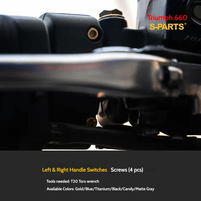 SPARTS Titanium Fastener Bolts for Triumph Trident 660 Motorcycle Modification