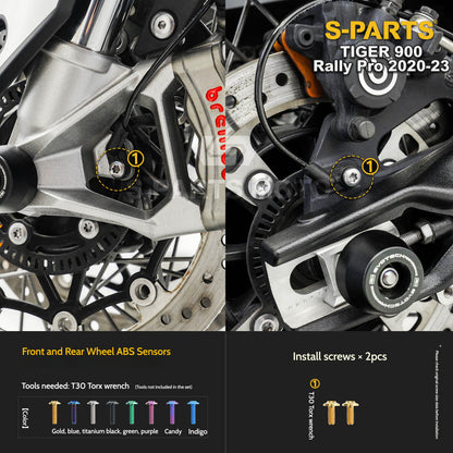 SPARTS Triumph Tiger 900 Rally Pro (2020–2023) Motorcycle Modified Titanium Alloy Bolts
