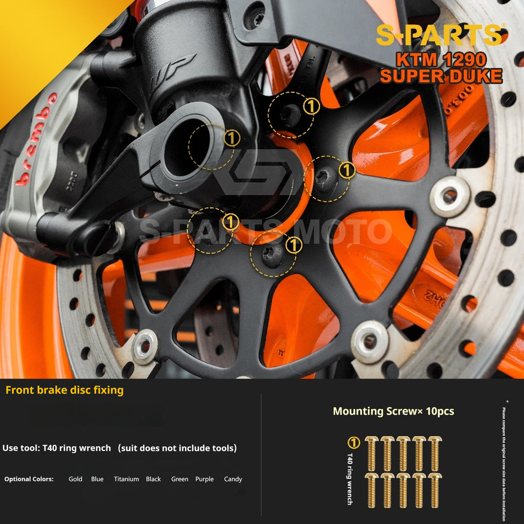 SPARTS KTM Super Duke 1290 · Full TC4 Titanium Bolt Kit｜Motorcycle Upgrade Set