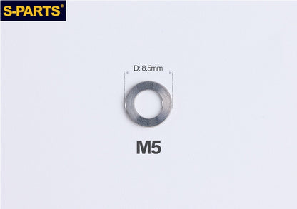 S-PARTS M3 / M4 / M5 / M6 / M8 / M10 / M12 TC4 Titanium Flat Washers for E-Bikes, Motorcycles & Bicycles