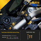 SPARTS Yamaha MT-09 Titanium Bolt Kit | TC4 Grade Motorcycle Fasteners