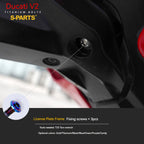 S-PARTS  Compatible with / Suitable for Ducati DUCATI V2 Full Titanium Bolt Kit