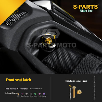 SPARTS Titanium Bolt Kit for Ultra Bee | Full Motorcycle Upgrade Set
