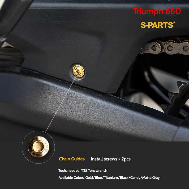 SPARTS Titanium Fastener Bolts for Triumph Trident 660 Motorcycle Modification