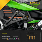 SPARTS TC4 Titanium Bolt Kit for Kawasaki ZX-4RR | Motorcycle Titanium Bolt Upgrade