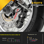 SPARTS Titanium Screw Set for Vespa Sprint/Primavera 150 – Custom Candy Color & CNC Titanium Upgrade Kit