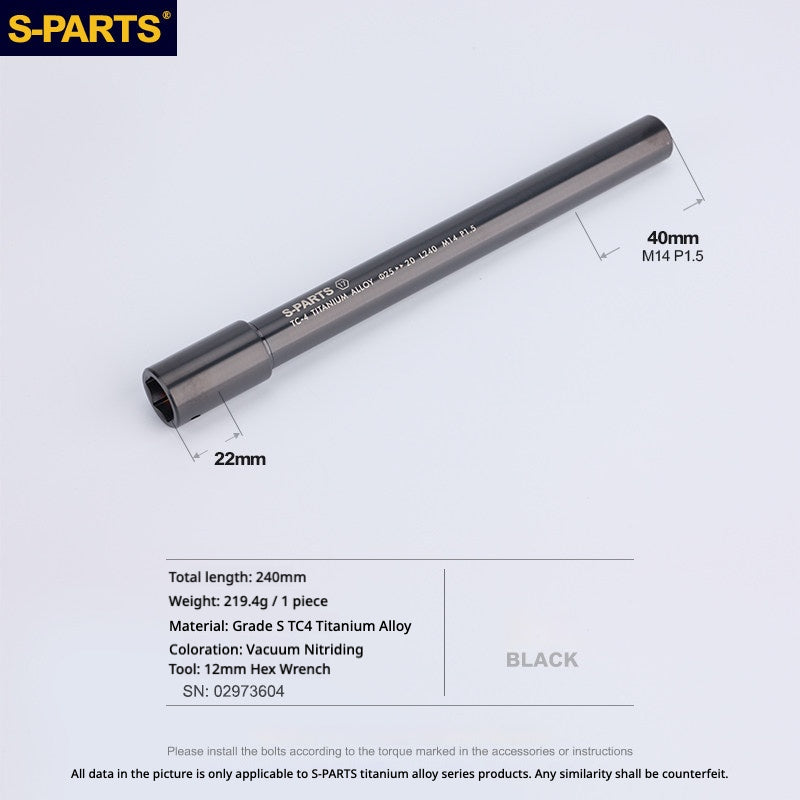 S-PARTS TC4 Titanium Bolt Kit for Honda CBR650R / CB650R | Full Motorcycle Upgrade