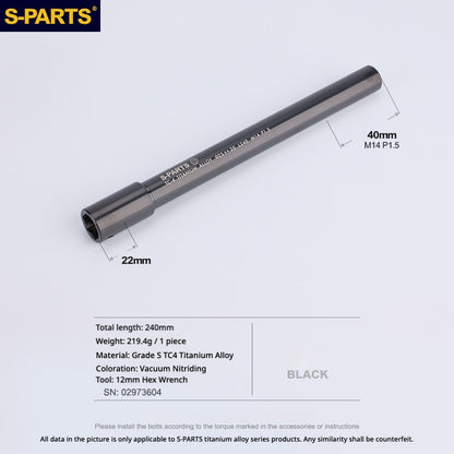 S-PARTS TC4 Titanium Bolt Kit for Honda CBR650R / CB650R | Full Motorcycle Upgrade