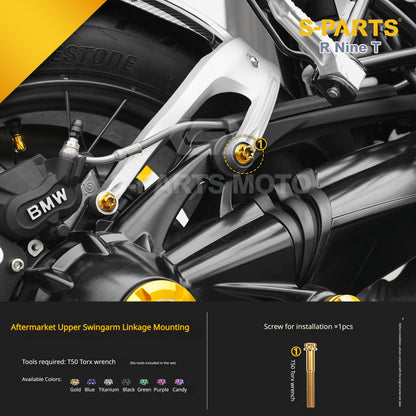S-parts Titanium Bodywork, Frame & Styling Bolts Kit for BMW R 1250 GS Adventure