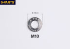 S-PARTS M8 / M10 / M12 / M14 TC4 Titanium Flat Washers for E-Bikes, Motorcycles & Bicycles