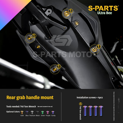 SPARTS Titanium Bolt Kit for Ultra Bee | Full Motorcycle Upgrade Set