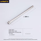S-PARTS TC4 Titanium Bolt Kit for Honda CBR650R / CB650R | Full Motorcycle Upgrade