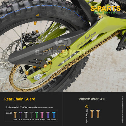 S-PARTS TC4 Titanium Full Bolt Kit for Sur-Ron Light Bee X (2025 Model)