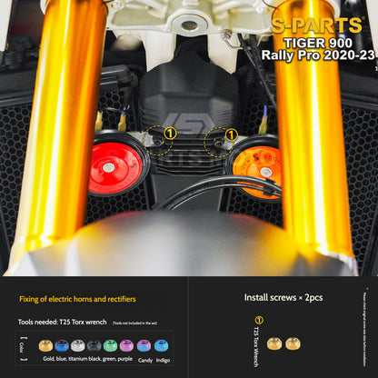 SPARTS Triumph Tiger 900 Rally Pro (2020–2023) Motorcycle Modified Titanium Alloy Bolts