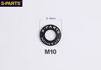 S-PARTS M8 / M10 / M12 / M14 TC4 Titanium Flat Washers for E-Bikes, Motorcycles & Bicycles
