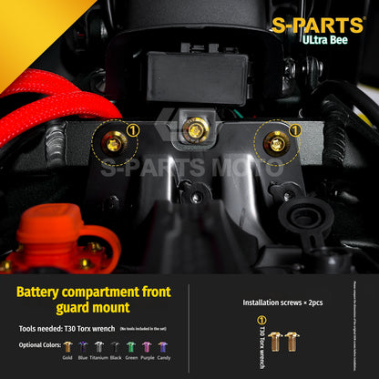 SPARTS Titanium Bolt Kit for Ultra Bee | Full Motorcycle Upgrade Set