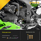 SPARTS TC4 Titanium Bolt Kit for Kawasaki ZX-4RR | Motorcycle Titanium Bolt Upgrade