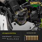 SPARTS TC4 Titanium Bolt Kit for Kawasaki Z900 2021 | Motorcycle Titanium Bolt Upgrade