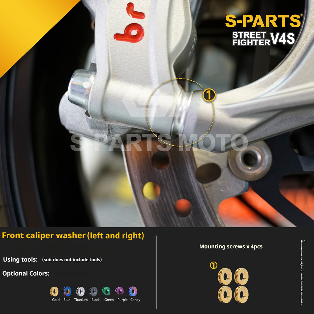 SPARTS Titanium Bolt Kit for Ducati Streetfighter V4S