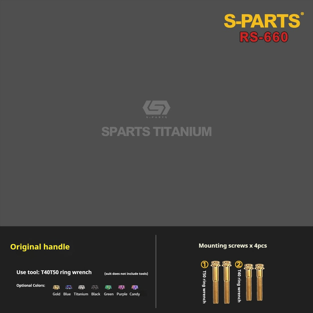 SPARTS Titanium Bolt Kit for Aprilia RS660 2021 – CNC Titanium Upgrade Kit