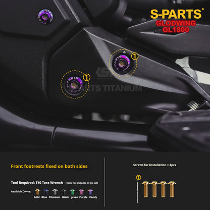 SPARTS Titanium Bolt Kit | Titanium for Honda Gold Wing GL1800 Motorcycle
