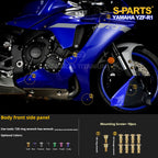SPARTS TC4 Titanium Bolt Kit for Yamaha YZF-R1 | Motorcycle Titanium Bolt Upgrade