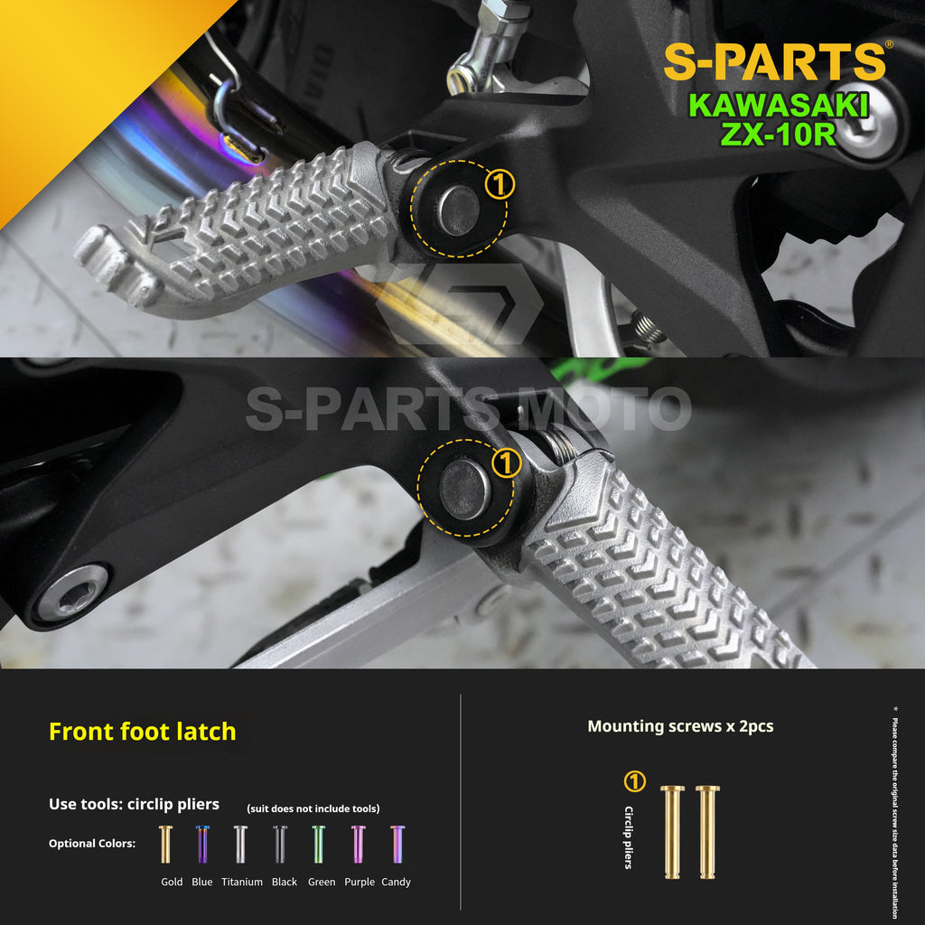 SPARTS Titanium Screw Set for Kawasaki ZX-10R 2023 –  CNC Titanium Upgrade Kit