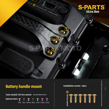 SPARTS Titanium Bolt Kit for Ultra Bee | Full Motorcycle Upgrade Set