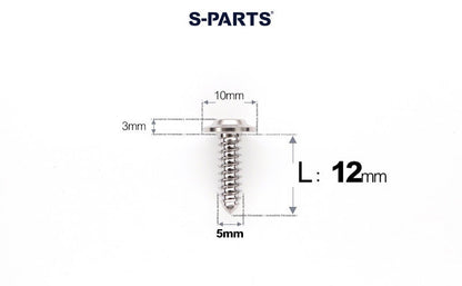 SPARTS Button Head M5×L10-35 Titanium Screws Self-Tapping Bolt