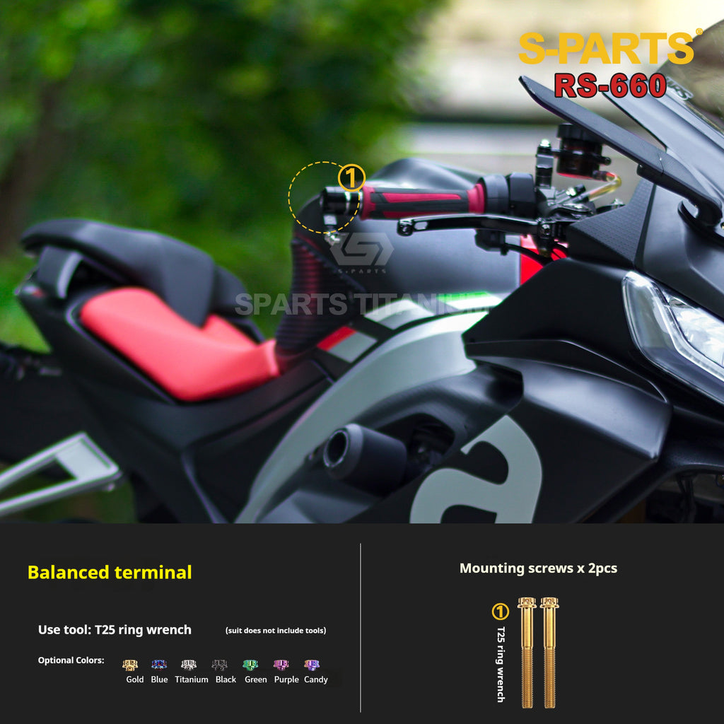 SPARTS Titanium Bolt Kit for Aprilia RS660 2021 – CNC Titanium Upgrade Kit