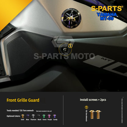 SPARTS Yamaha MT-09 Titanium Bolt Kit | TC4 Grade Motorcycle Fasteners