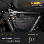 SPARTS Titanium Bolt Kit for BMW R 1250GS ADV – CNC Titanium Upgrade Kit