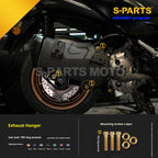 SPARTS Titanium Bolt Kit for 2021 Yamaha XMAX 300 Motorcycle Upgrade