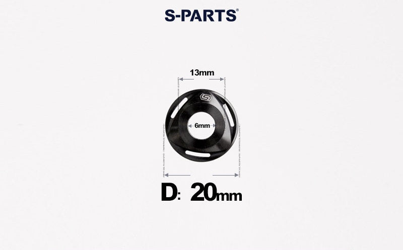 SPARTS M6/M8/M10 Titanium Rotor Washers – Electric & Motorcycle Upgrade