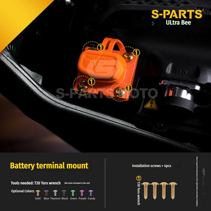 SPARTS Titanium Bolt Kit for Ultra Bee | Full Motorcycle Upgrade Set