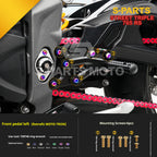 SPARTS Titanium Screw Set for Triumph Street Triple RS –CNC Titanium Upgrade Kit
