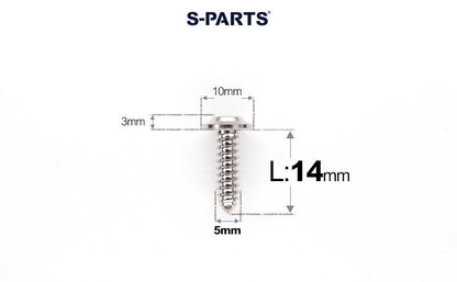SPARTS Button Head M5×L10-35 Titanium Screws Self-Tapping Bolt
