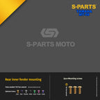 SPARTS Yamaha MT-09 Titanium Bolt Kit | TC4 Grade Motorcycle Fasteners