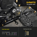 SPARTS Titanium Bolt Kit for BMW R 1250GS ADV – CNC Titanium Upgrade Kit