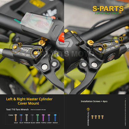 S-PARTS TC4 Titanium Full Bolt Kit for Sur-Ron Light Bee X (2025 Model)