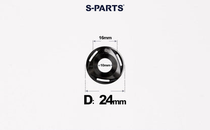 SPARTS M6/M8/M10 Titanium Rotor Washers – Electric & Motorcycle Upgrade
