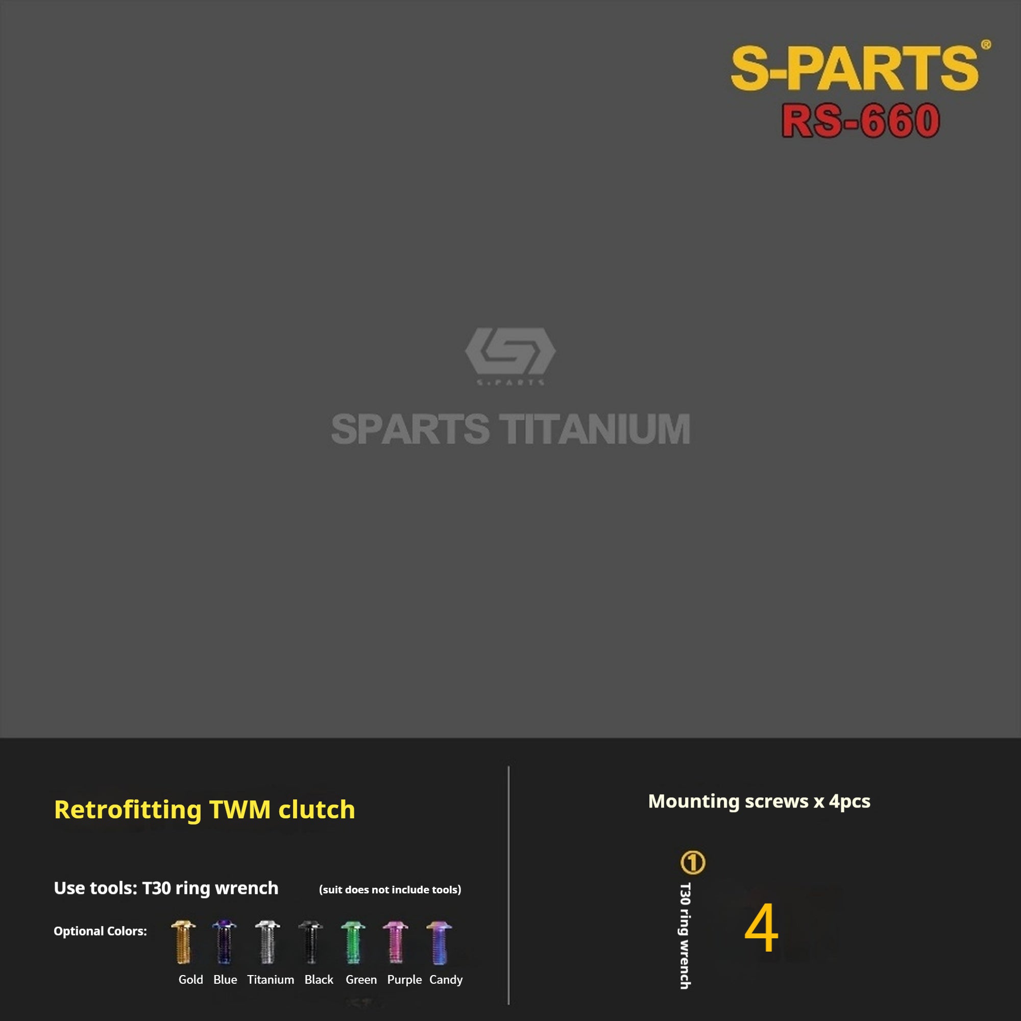 SPARTS Titanium Bolt Kit for Aprilia RS660 2021 – CNC Titanium Upgrade Kit