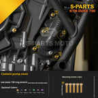 SPARTS TC4 Titanium Bolt Kit Compatible with KTM DUKE 790 – Full Motorcycle Fastener Upgrade