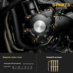 SPARTS Titanium Screw Set for Kawasaki Z900RS – Motorcycle Upgrade Kit