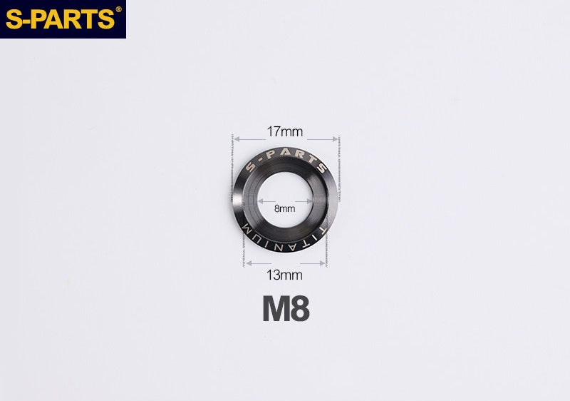 SPARTS A3 Titanium Washer Set M5 / M6 / M8 / M10 / M12 – TC4 Titanium Locking Washers for Motorcycle & E-Bike