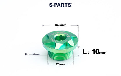 SPARTS Titanium Motorcycle Oil Filler Cap M19 M20 M24 M25 M33