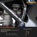 SPARTS TC4 Titanium Bolt Kit Compatible with BMW S1000RR — Full Motorcycle Upgrade Fastener Set