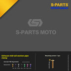 SPARTS Titanium Bolt Kit for 2021 Yamaha XMAX 300 Motorcycle Upgrade